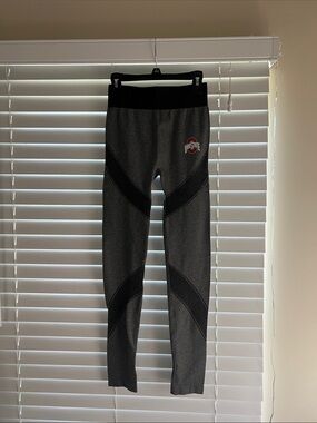Ohio State Gray Girl’s Athletic Leggings Size 10